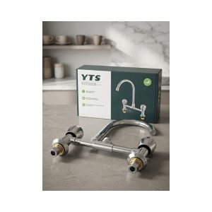 Llave combinación lavaplatos a muro YTS