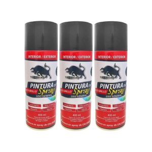 Pintura en spray negro mate 400 ml