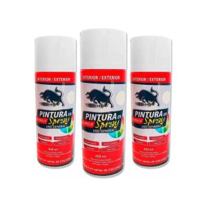 Pintura en spray blanco mate 400 ml