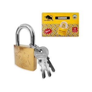 Candado de seguridad 38 mm · 3 llaves