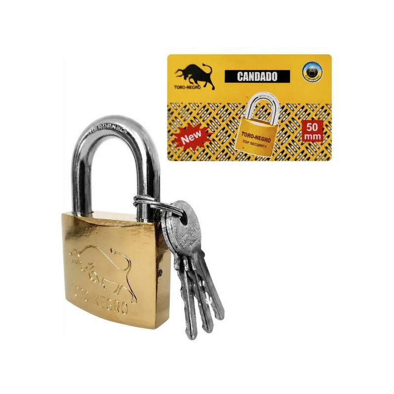 Candado de seguridad 50 mm · 3 llaves
