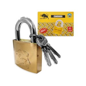 Candado de seguridad 63 mm · 3 llaves