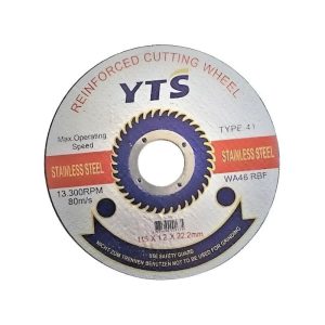 Disco de corte fino metal 4,5" (115 mm) YTS